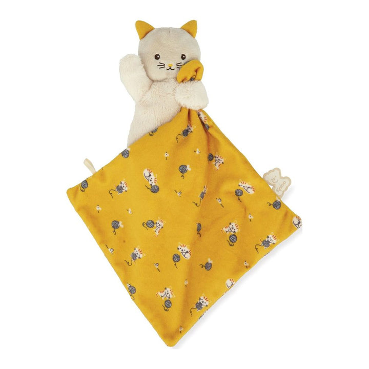 Kaloo Cat Comforter Plush Toy - Doudou Cat Yellow