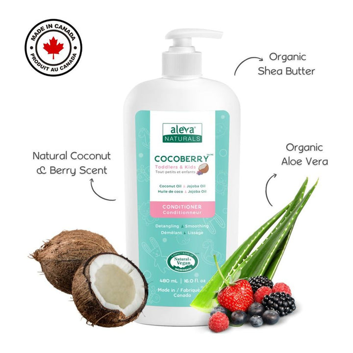 Aleva Naturals Cocoberry Toddler & Kids Conditioner (480 ml)