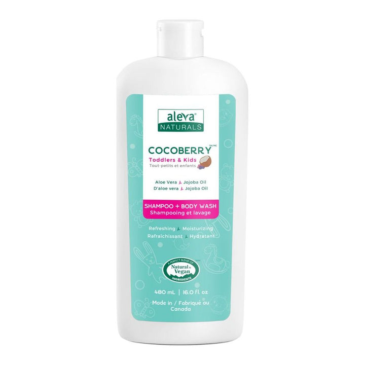 Aleva Naturals Cocoberry Toddler & Kids Shampoo & Body Wash (480 ml) Default Title