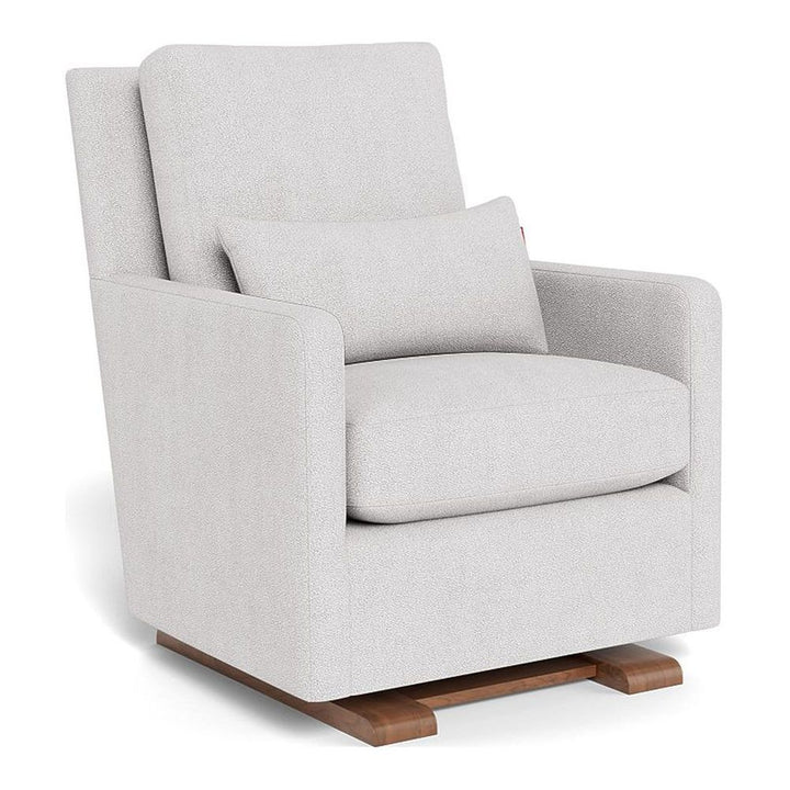 Monte Design Como Glider Walnut Dove Grey Boucle