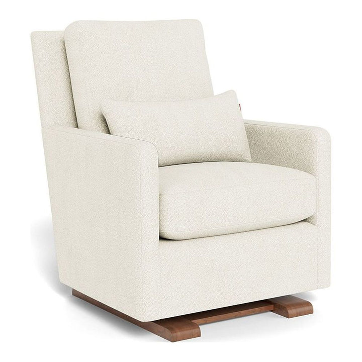 Monte Design Como Glider Walnut Ivory Boucle