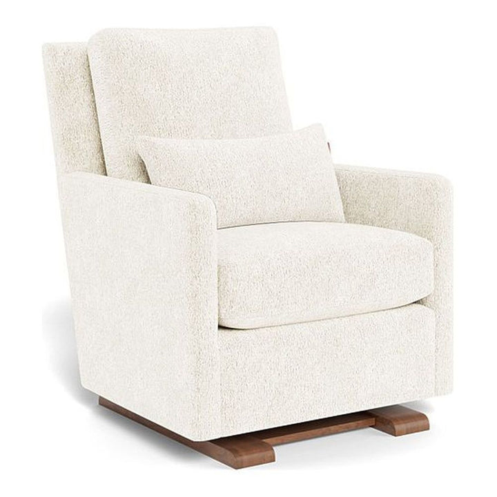 Monte Design Como Glider Walnut White Sheepskin