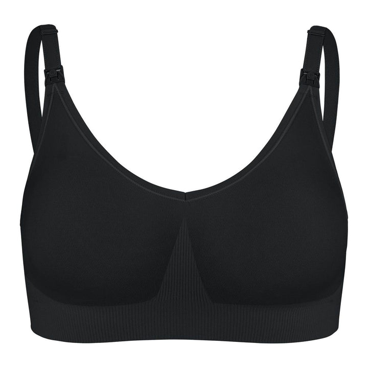 Bravado Body Silk Seamless Sustainable Nylon Nursing Bra Black Medium