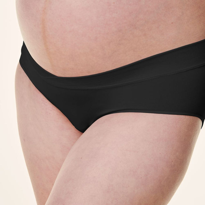 Bravado Sustainable Nylon and TENCEL Modal Crossover Panty Black M L