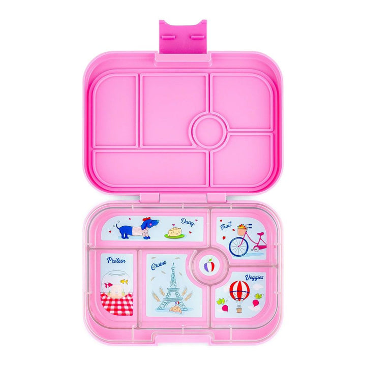 Yumbox Original 6-Compartments Lunch Box Fifi Pink with Paris Tray