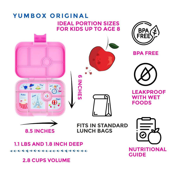 Yumbox Original 6-Compartments Lunch Box