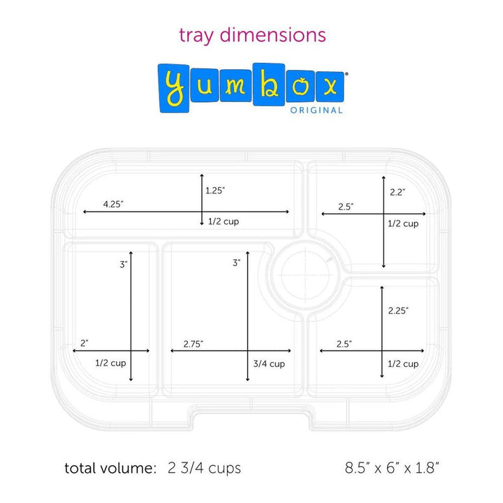 Yumbox Original 6-Compartments Lunch Box