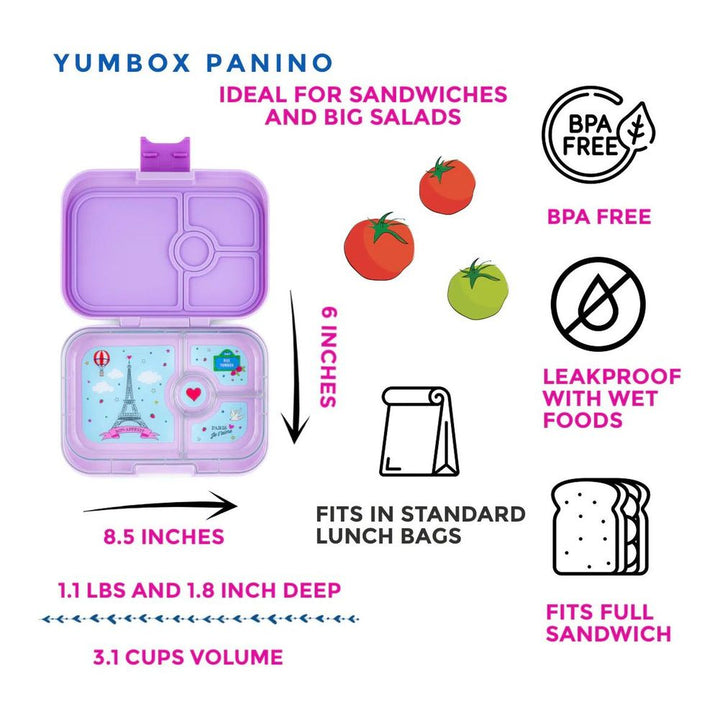 Yumbox Panino 4-Compartments Lunch Box