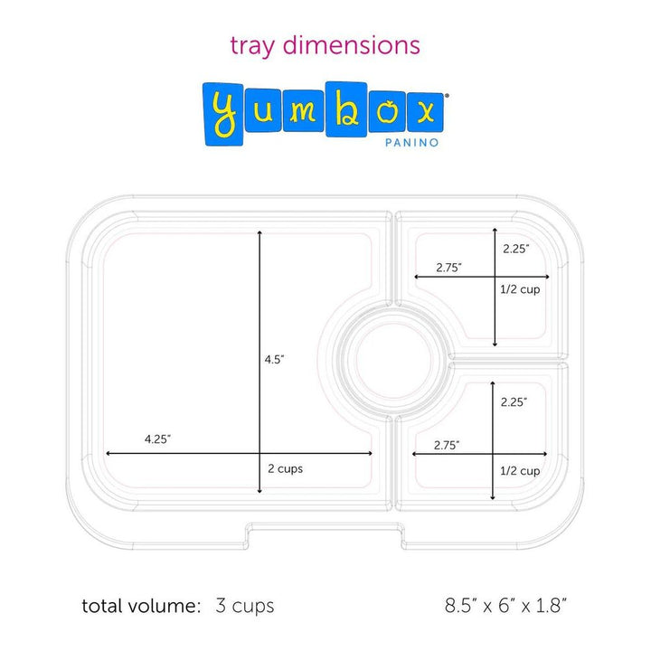 Yumbox Panino 4-Compartments Lunch Box