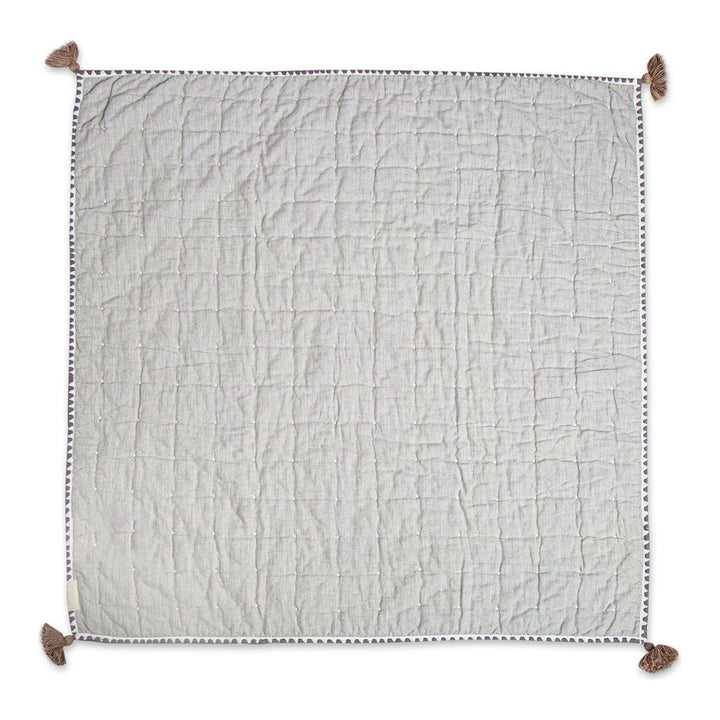 Crane Ezra Quilted Baby Blanket - Copper