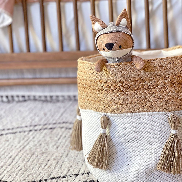 Crane Cotton + Jute Storage Bin