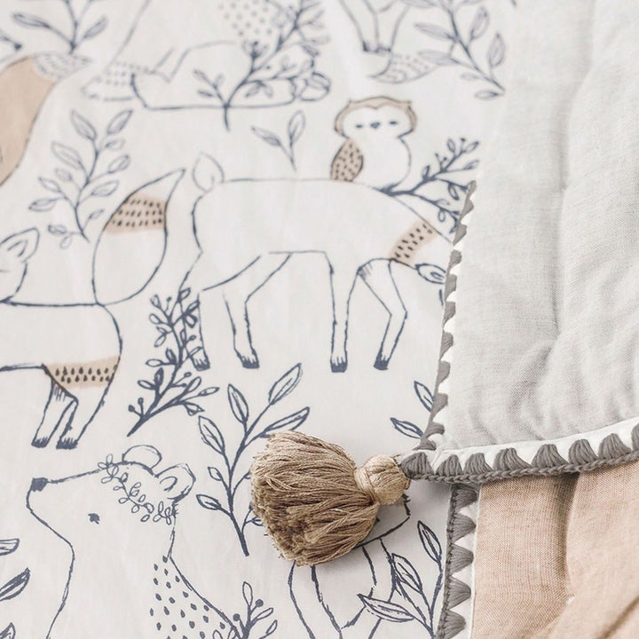 Crane Ezra Fitted Crib Sheet - Woodland