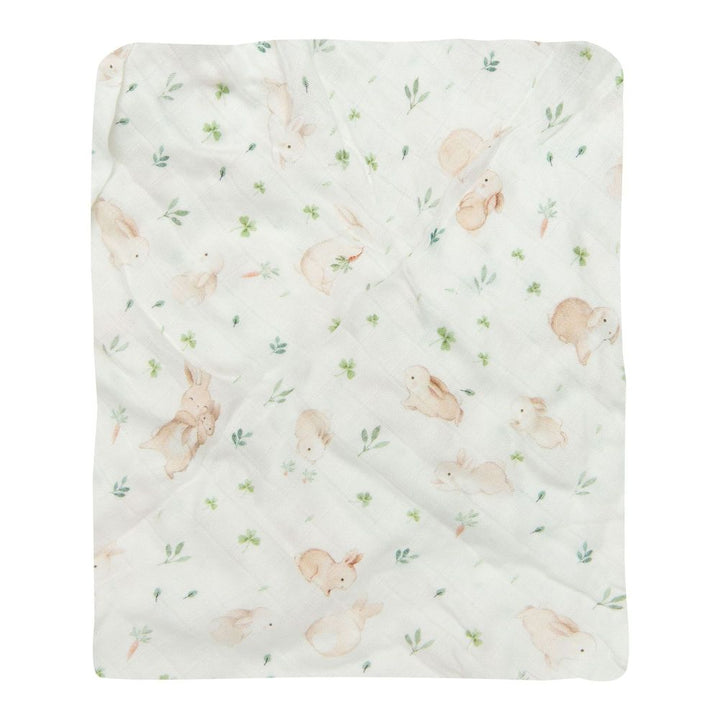 Loulou Lollipop Luxe Muslin Swaddle - Bunny Meadow Default Title