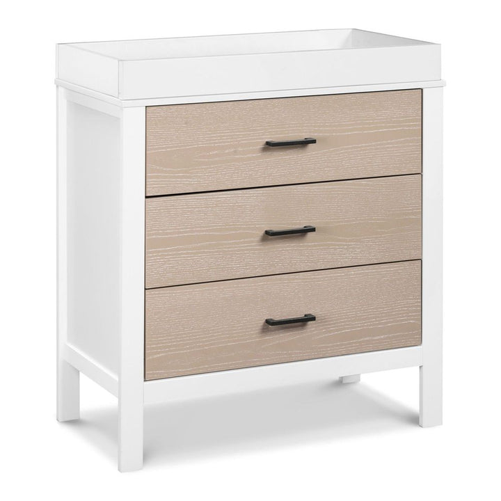 Carter's by DaVinci Radley 4-in-1 Convertible Crib and 3-Drawer Dresser Set - White/Coastwood