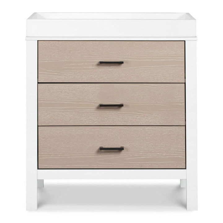 Carter's by DaVinci Radley 4-in-1 Convertible Crib and 3-Drawer Dresser Set - White/Coastwood