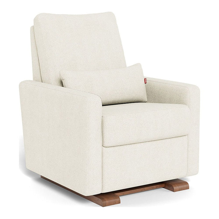 Monte Design Matera Glider Walnut Ivory Boucle