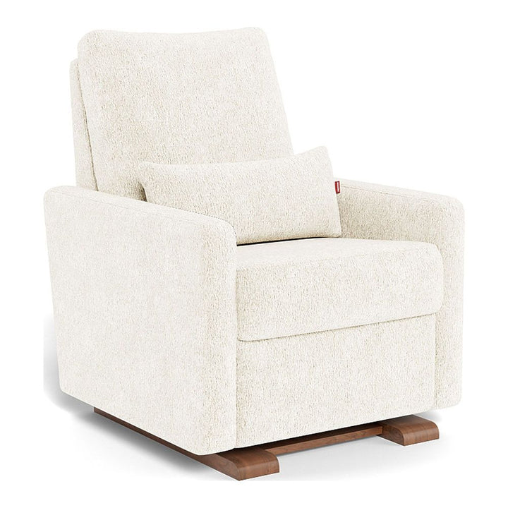 Monte Design Matera Glider Walnut White Sheepskin