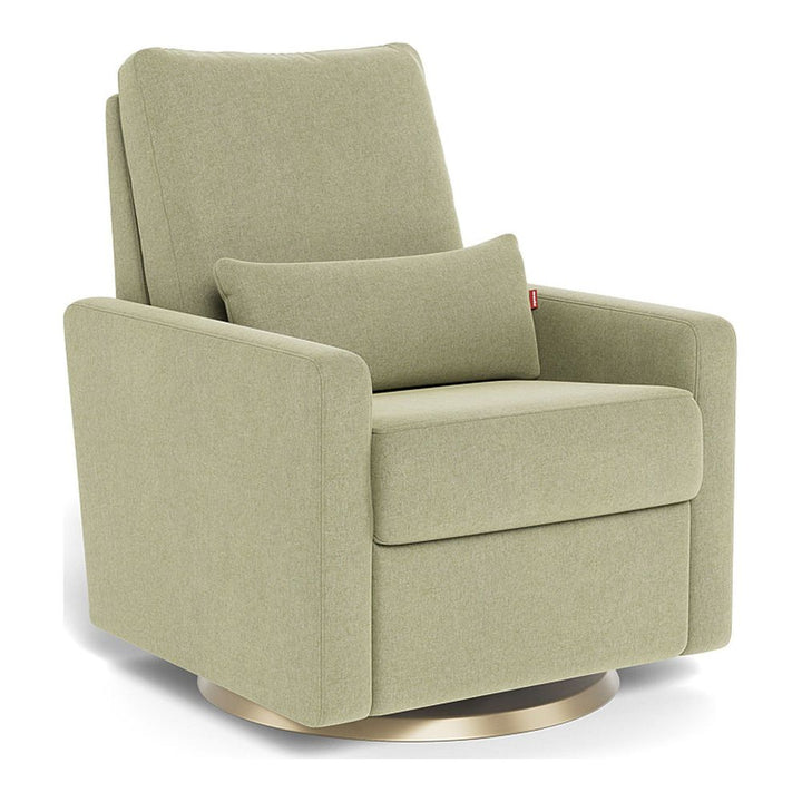 Monte Design Matera Glider Gold Swivel Sage Green