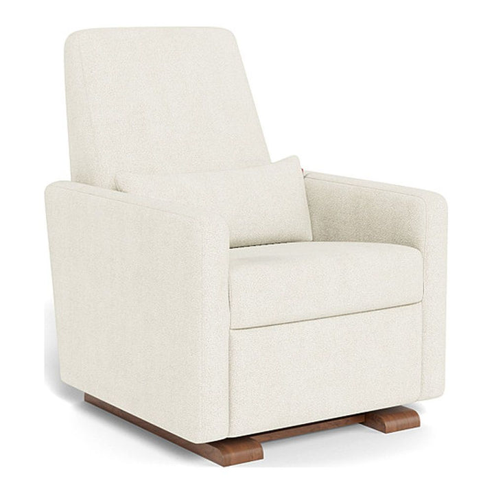 Monte Design Grano Glider Recliner Walnut Ivory Boucle