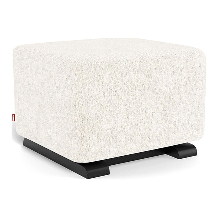 Monte Design Gliding Ottoman Espresso White Sheepskin