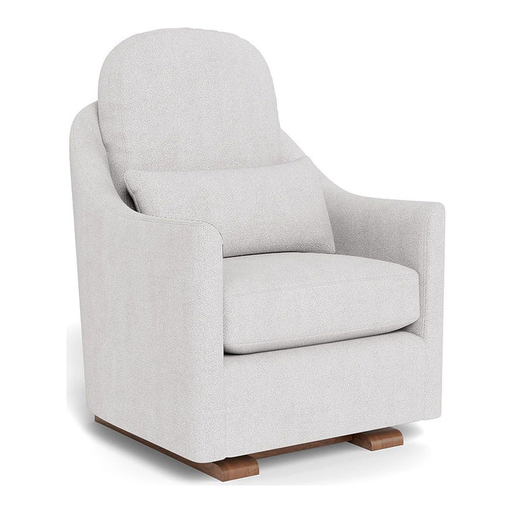 Monte Design Nessa Glider Walnut Dove Grey Boucle