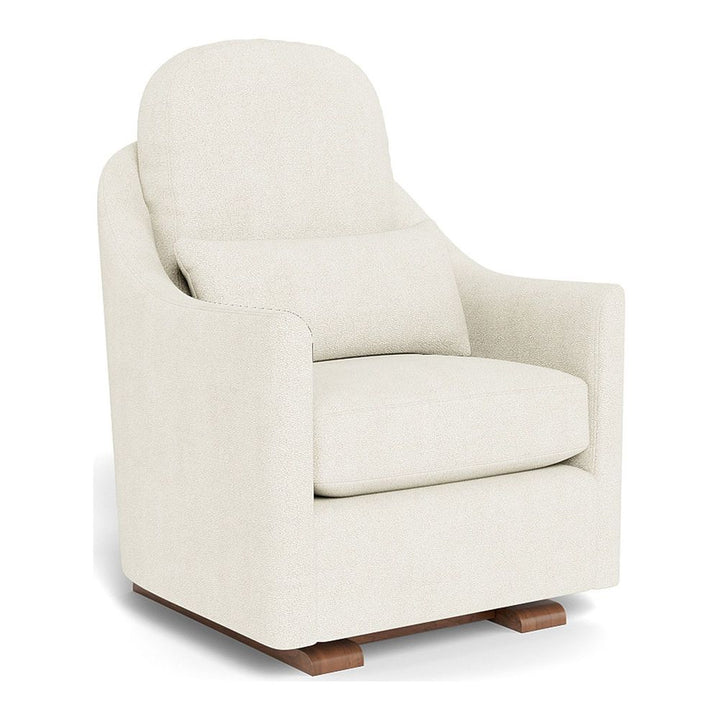 Monte Design Nessa Glider Walnut Ivory Boucle