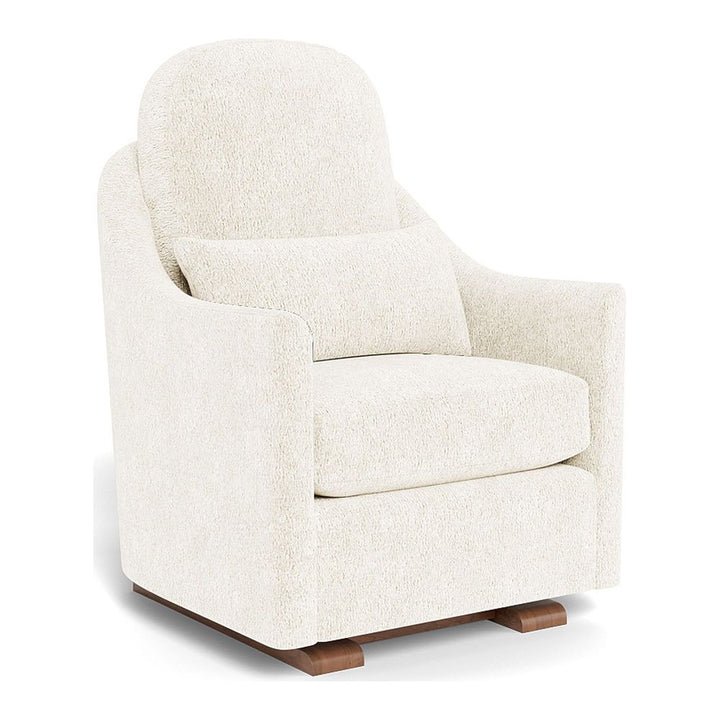 Monte Design Nessa Glider Walnut White Sheepskin