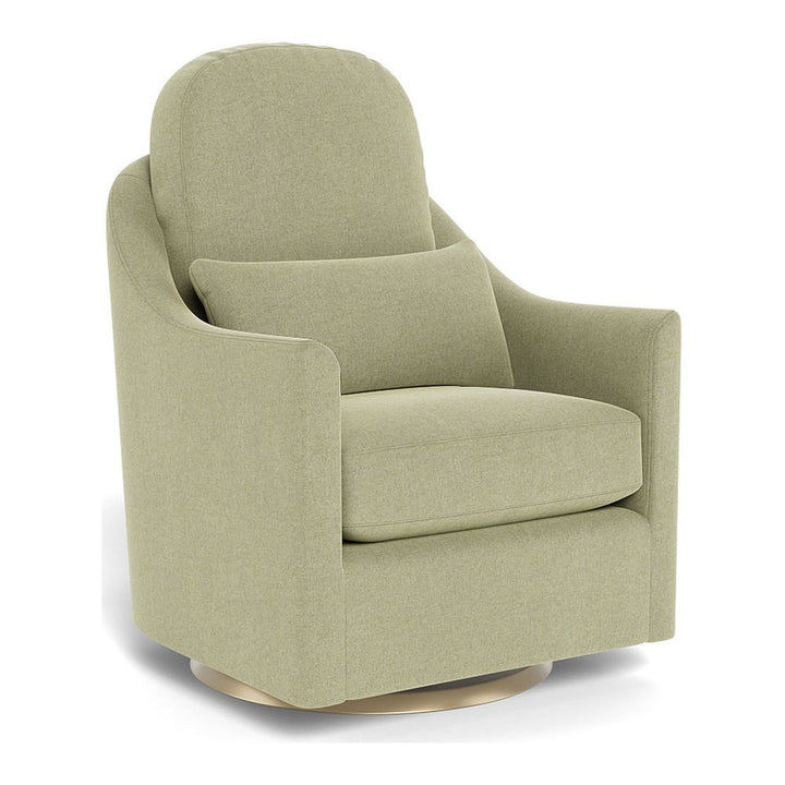 Monte Design Nessa Glider Gold Swivel Sage Green