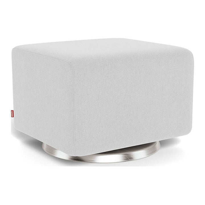 Monte Design Gliding Ottoman Stainless Steel Swivel Ash