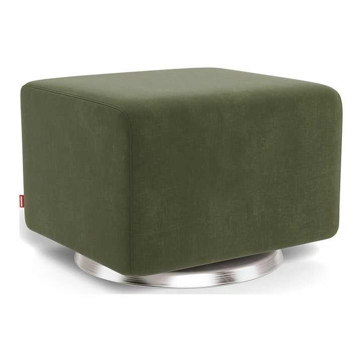 Monte Design Gliding Ottoman Stainless Steel Swivel Moss Green