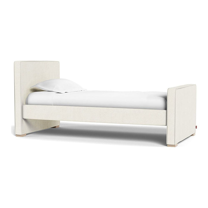 Monte Design Dorma Twin Bed Maple Ivory Boucle High (26.5 inch)