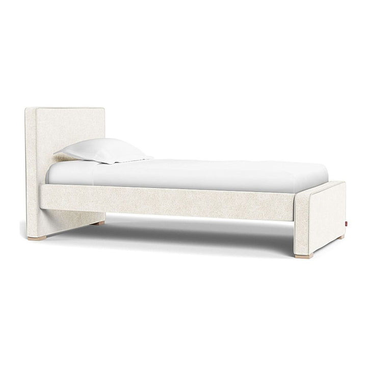 Monte Design Dorma Twin Bed Maple White Sheepskin Low (17 inch)