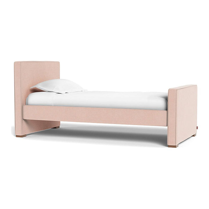 Monte Design Dorma Twin Bed Walnut Petal Pink High (26.5 inch)