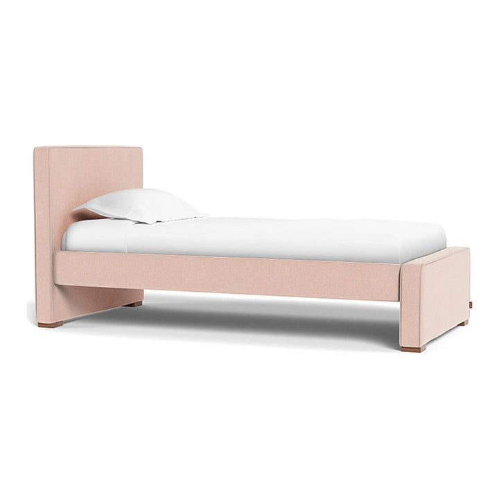 Monte Design Dorma Twin Bed Walnut Petal Pink Low (17 inch)