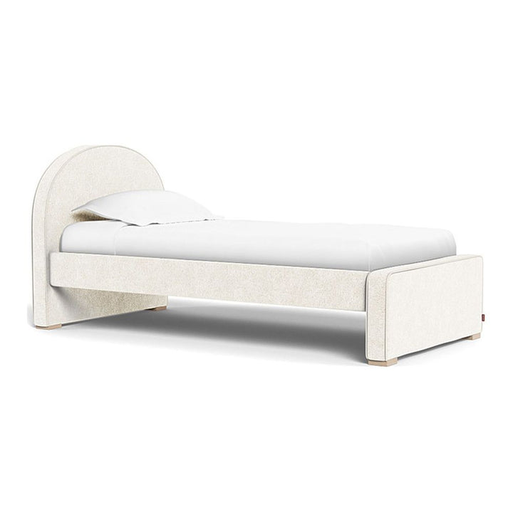 Monte Design Luna Twin Bed Maple White Sheepskin Low (17 inch)