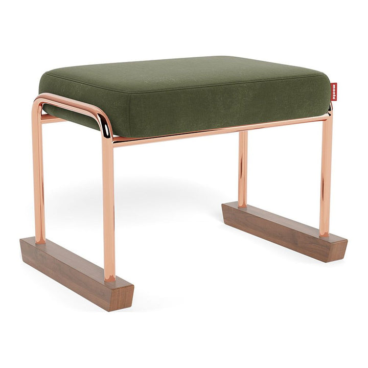 Monte Design Jackson Ottoman Rose Gold Moss Green