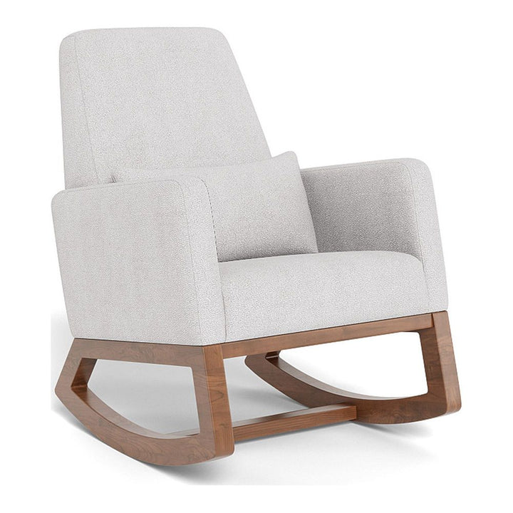 Monte Design Joya Rocker Walnut Dove Grey Boucle