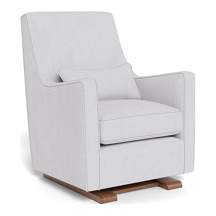 Monte Design Luca Glider Walnut Dove Grey Boucle