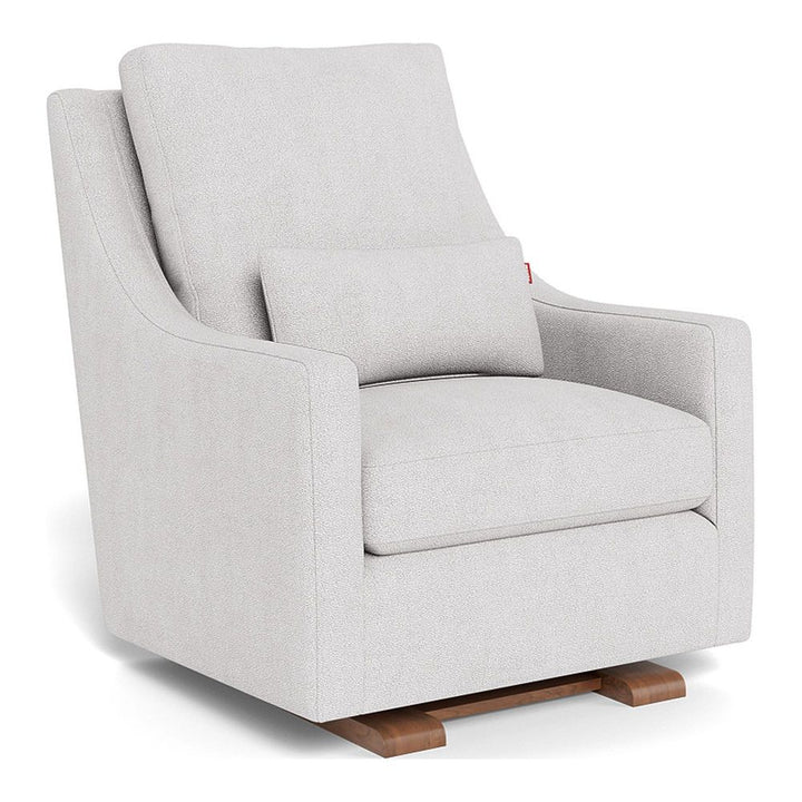 Monte Design Vera Glider Walnut Dove Grey Boucle