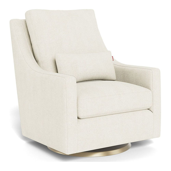 Monte Design Vera Glider Gold Swivel Ivory Boucle