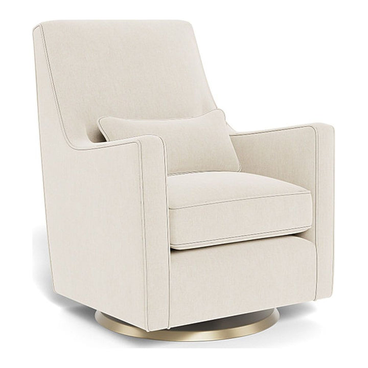 Monte Design Luca Glider Gold Swivel Dune