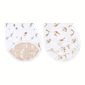 Aden + Anais Classic 2-Pack Burpy Bibs - Safari Dreams Default Title