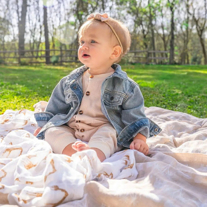 Aden + Anais 4-Pack Organic Cotton Muslin Swaddles - Safari Dreams