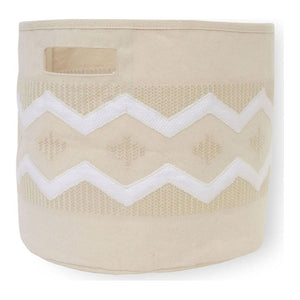 Crane Baby Kendi Storage Bin - Neutral Chevron Default Title