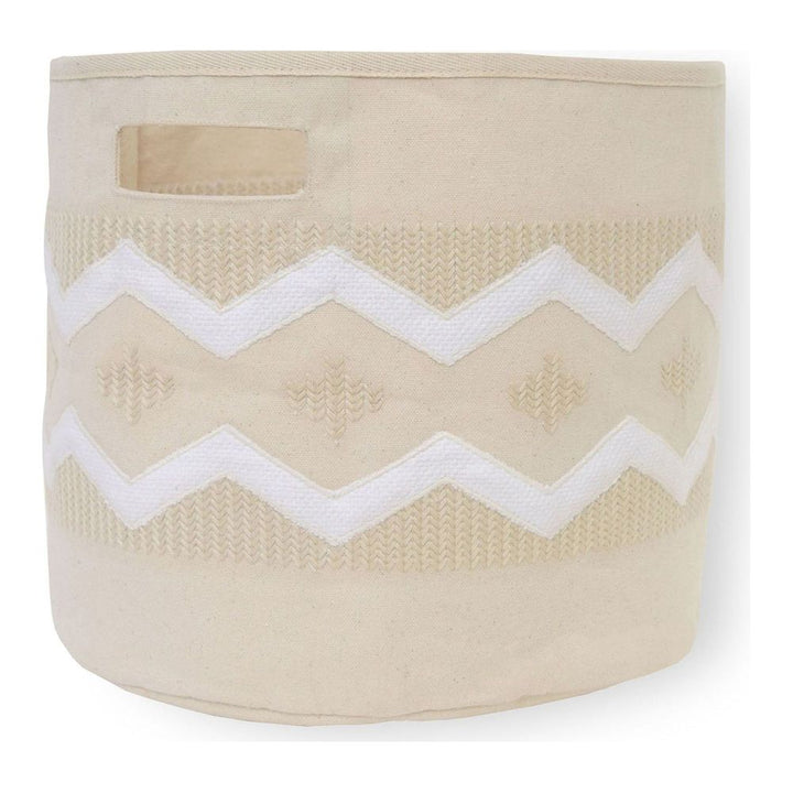 Crane Baby Kendi Storage Bin - Neutral Chevron Default Title