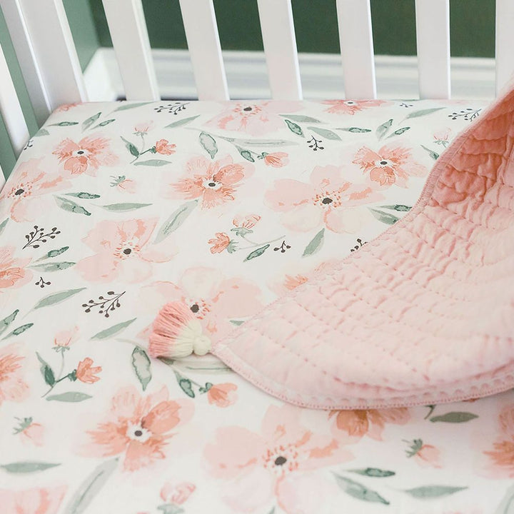 Crane Baby Fitted Crib Sheet - Parker