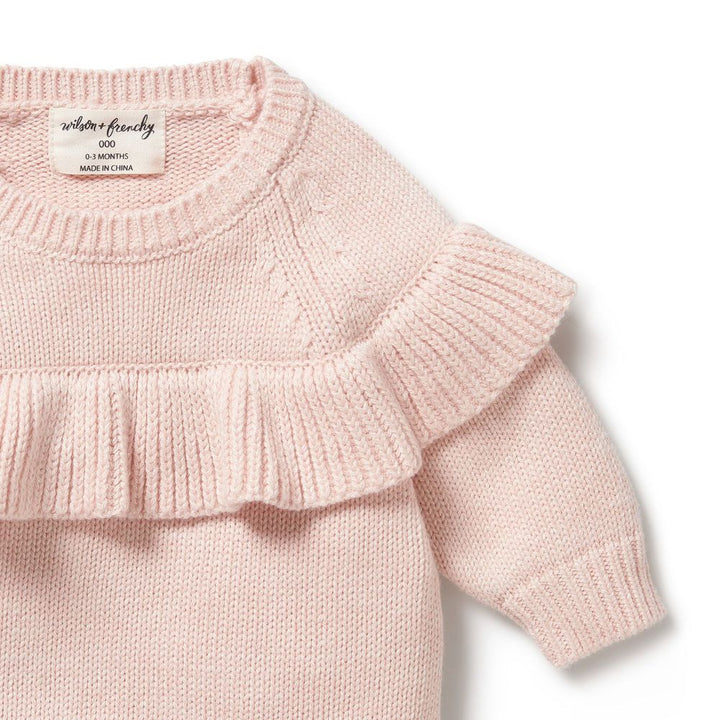 Wilson+Frenchy Knitted Ruffle Sweater