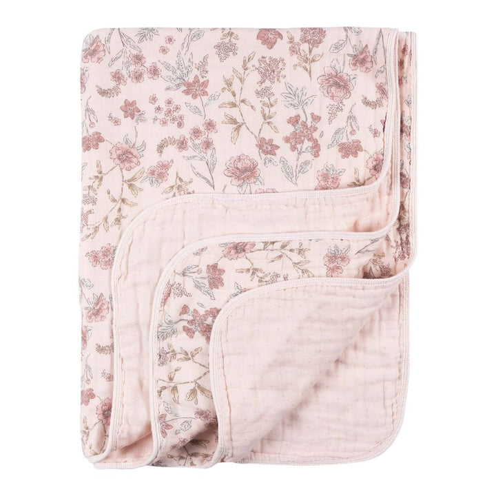 Just Born Cotton Muslin Blanket Pink