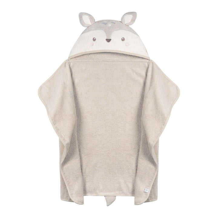 Just Born Character Baby Hooded Towel Tan Deer