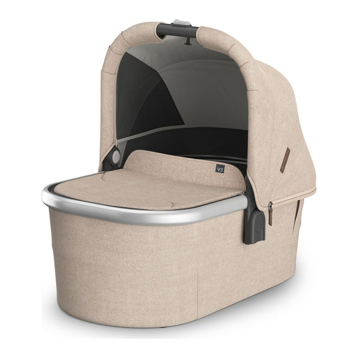 UPPAbaby Bassinet V3 Declan (Oat Melange on Silver Frame)